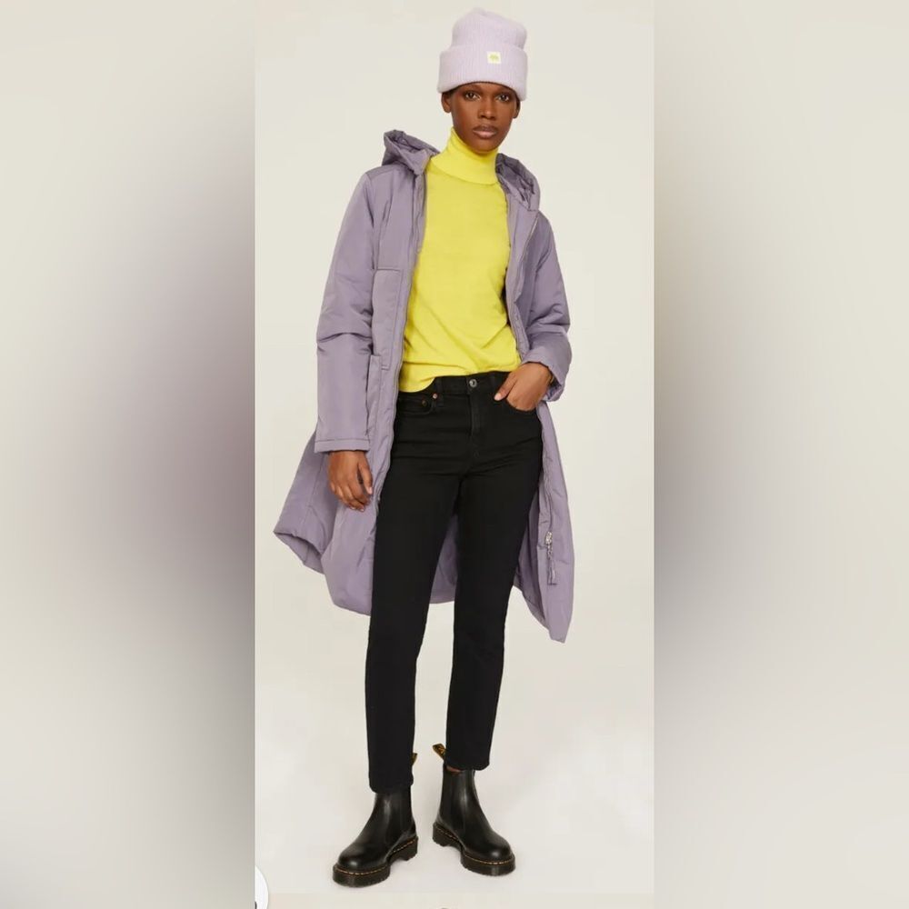 OOF WEAR Lavender Puffer Coat Size US 6
